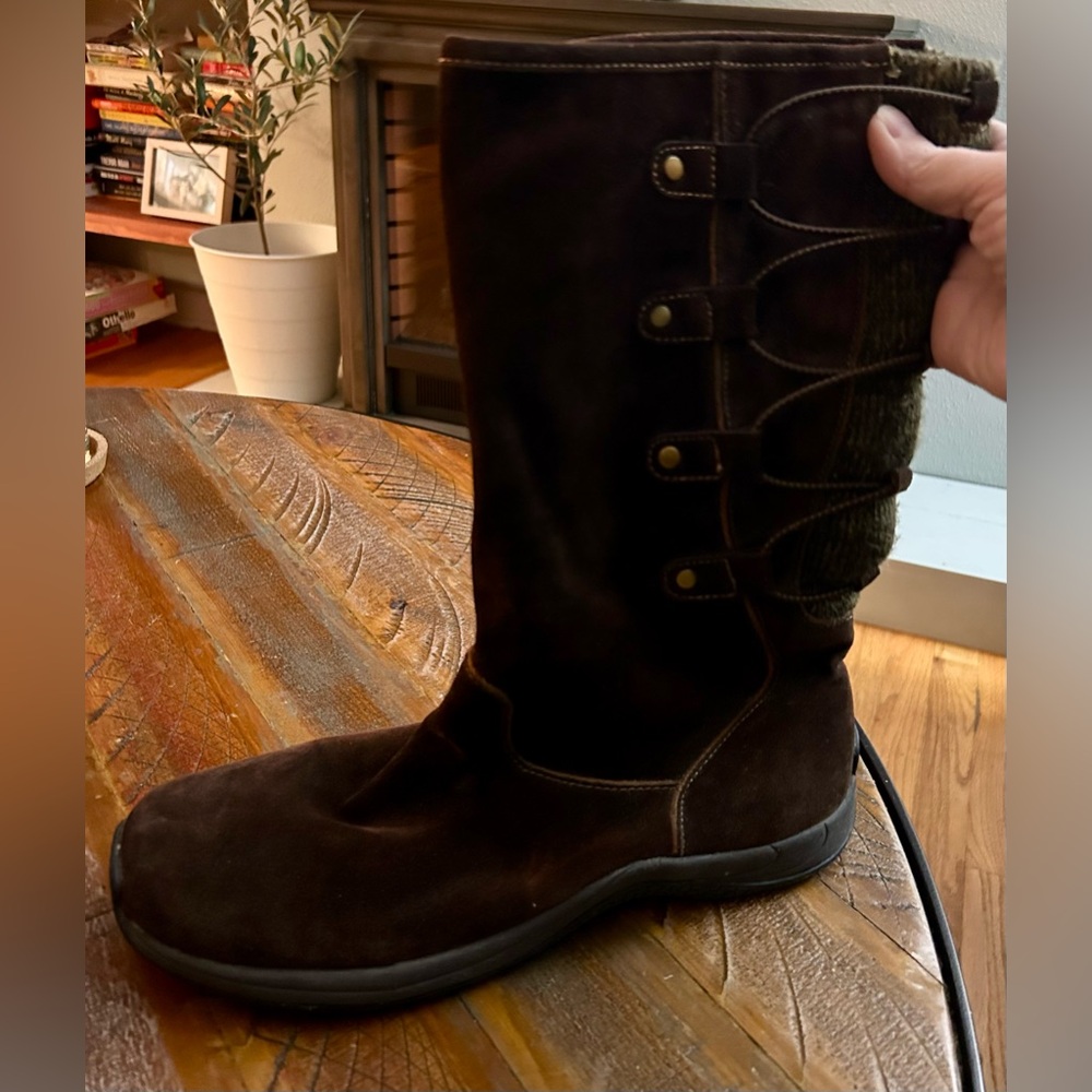 Sierra West Brown Leather Boots